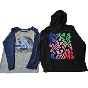 Bundle (2) Adidas Long Sleeve Tees Sz S(8)